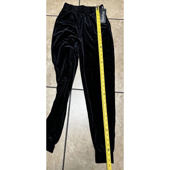 Boohoo Women’s Size 4 Black Velour Hoody & Jogger Set NEW - Picture 13 of 16